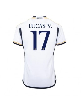 Moški Nogometna dresi replika Real Madrid Lucas Vazquez #17 Domači 2023-24 Kratek rokav